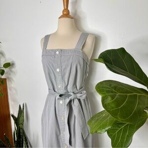 Everlane Black and White Striped Garment